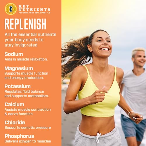 Key Nutrients Electrolytes Powder - Tropical Peach Mango Drink Mix 90 Servings KEY NUTRIENTS Au supplements