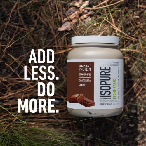 Isopure Chocolate Vegan Protein Powder, with Monk Fruit Sweetener & Amino Acids Isopure Au supplements