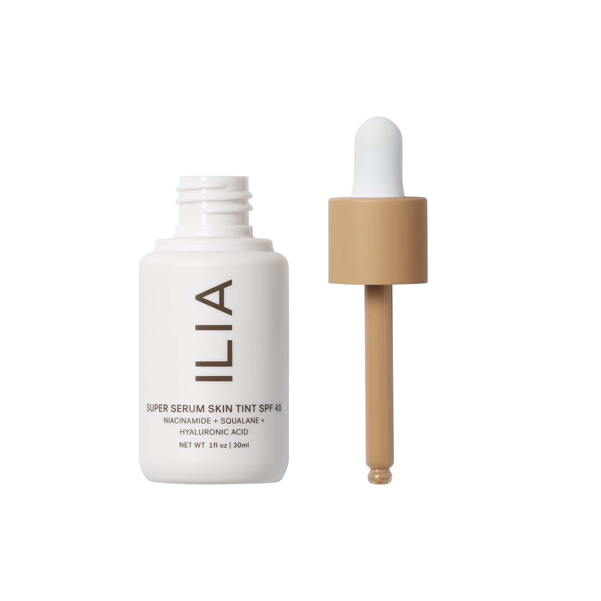 ILIA - Super Serum Skin Tint SPF 40 | Non-Comedogenic, Vegan, Lightweight to Help Against Blue Light, + Pollution while Hydrating, Smoothing, + Refining (Paloma ST9, 1 fl oz | 30 ml) ILIA Au supplements
