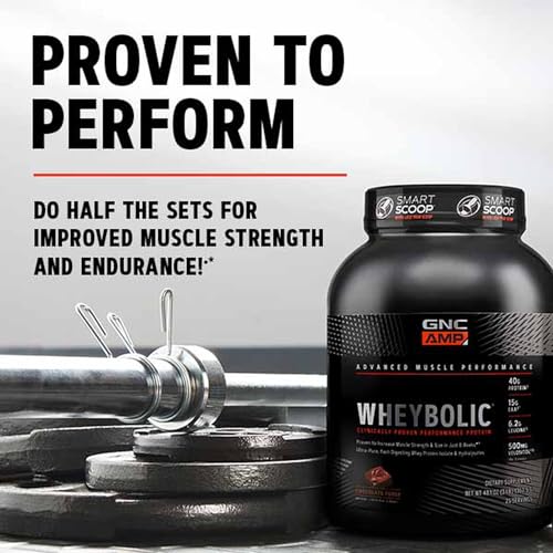GNC AMP Wheybolic | Targeted Muscle Building and Workout Support Formula | Pure Whey GNC Au supplements