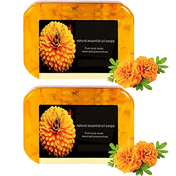 NHIKLATA 2PCS Turmeric Handmade Soap, Natural Organic Ginger Soap, Lymphatic NHIKLATA Au supplements