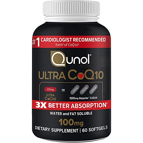 Qunol Ultra CoQ10 100mg Softgels- 3x Better Absorption Coenzyme Q10 Supplements Qunol Au supplements