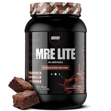 REDCON1 MRE Lite Whole Food Protein Powder, Fudge Brownie - Low Carb & Whey REDCON1 Au supplements