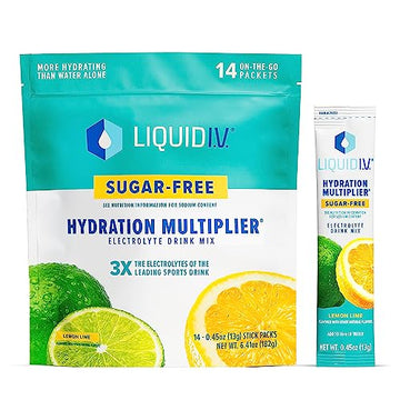 Liquid I.V. Sugar-Free Hydration Multiplier - Lemon Lime – Sugar-Free Hydration Powder Liquid I.V. Au supplements