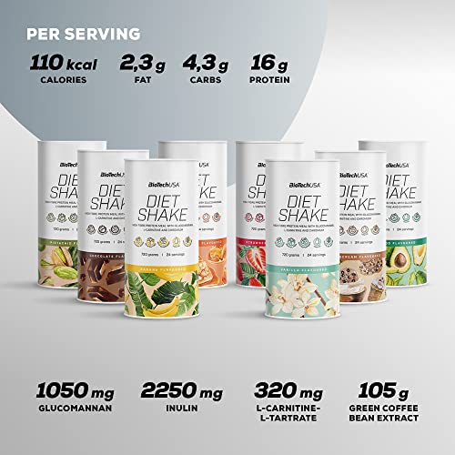 BioTechUSA Diet Shake | High-Protein, Low-Fat | with Superfoods, Chromium, Glucomannan BioTechUSA Au supplements