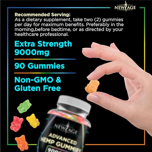 NEW AGE Naturals Advanced Hemp Gummies - Natural Hemp Oil Infused Gummies NEW AGE Au supplements