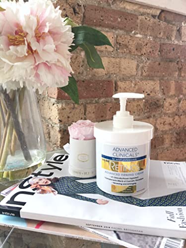 Advanced Clinicals Retinol Cream. Value Set- Two spa size 16oz bottles with pump Advanced Clinicals Au supplements