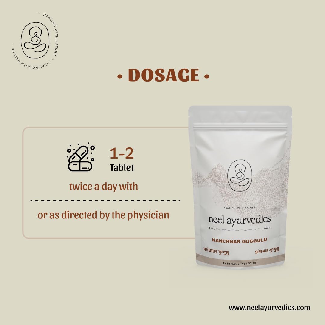 Neel Ayurvedics Kanchnar Guggulu - 300 Tab Neel Ayurvedics Au supplements