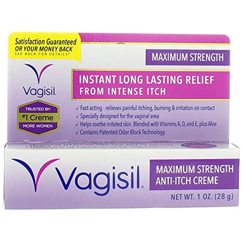 Vagisil Medicated Anti-Itch Creme Maximum Strength - 1oz, Pack of 6 Vagisil Au supplements