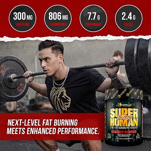 ALPHA LION Superhuman Burn 2-in-1 Metabolism Booster Pre Workout ALPHA LION Au supplements