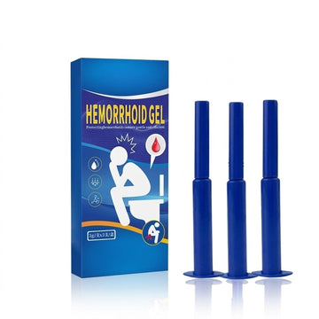 Hemorrhoid Relief Gel with 3 Disposable Applicators - Fast Soothing Cream for Itching & Swelling - Internal & External Treatment (Pack of 3) Aus Healthcare Au supplements
