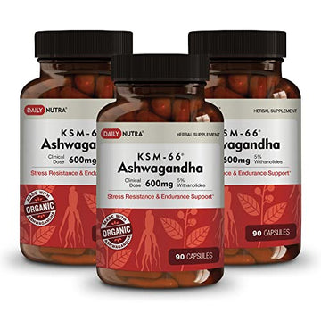 DailyNutra KSM-66 Ashwagandha 600mg Organic Root Extract - High Potency Supplement DailyNutra Au supplements