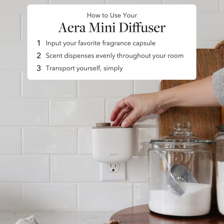 Aera Mini Skylar Lime Sands Home Fragrance Scent Refill - Notes of Lime and Sea Salt - Works AERA Au supplements