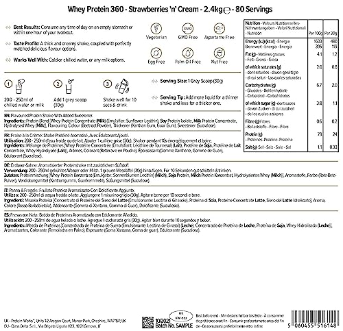 Protein Works - Whey Protein 360 | Premium Whey Shake | Whey Protein Powder Blend Protein Works Au supplements