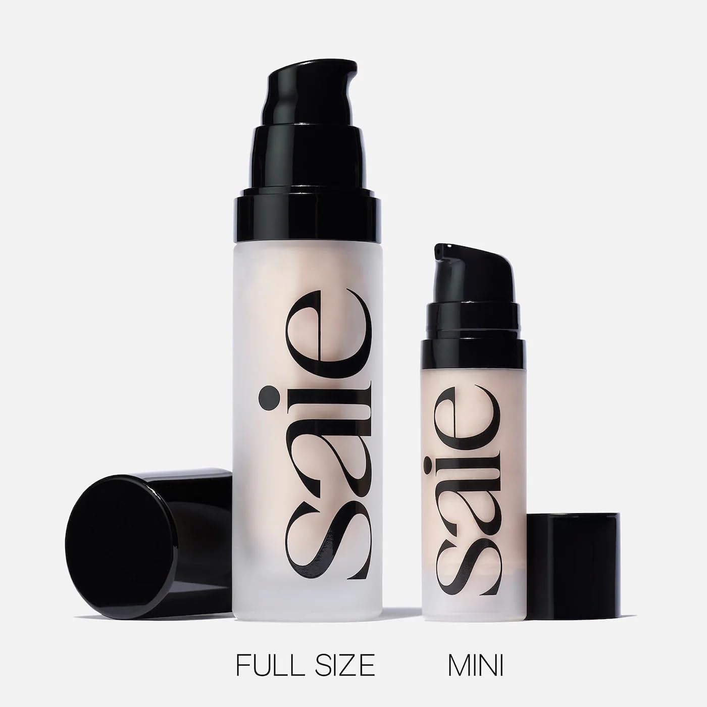 Saie Mini Glowy Super Gel - Hydrating Makeup Primer and Illuminating Glow Serum Enriched with Vitamin C and Squalane Oil - All-Over Liquid Highlighter Makeup for Instant Glass Skin - Starglow (0.5 oz) Saie Au supplements