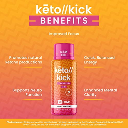 Pruvit Keto Kick Strawberry Kiwi Exogenous Ketones Exalt The Benefits of Natural Slim PRÜVIT Au supplements