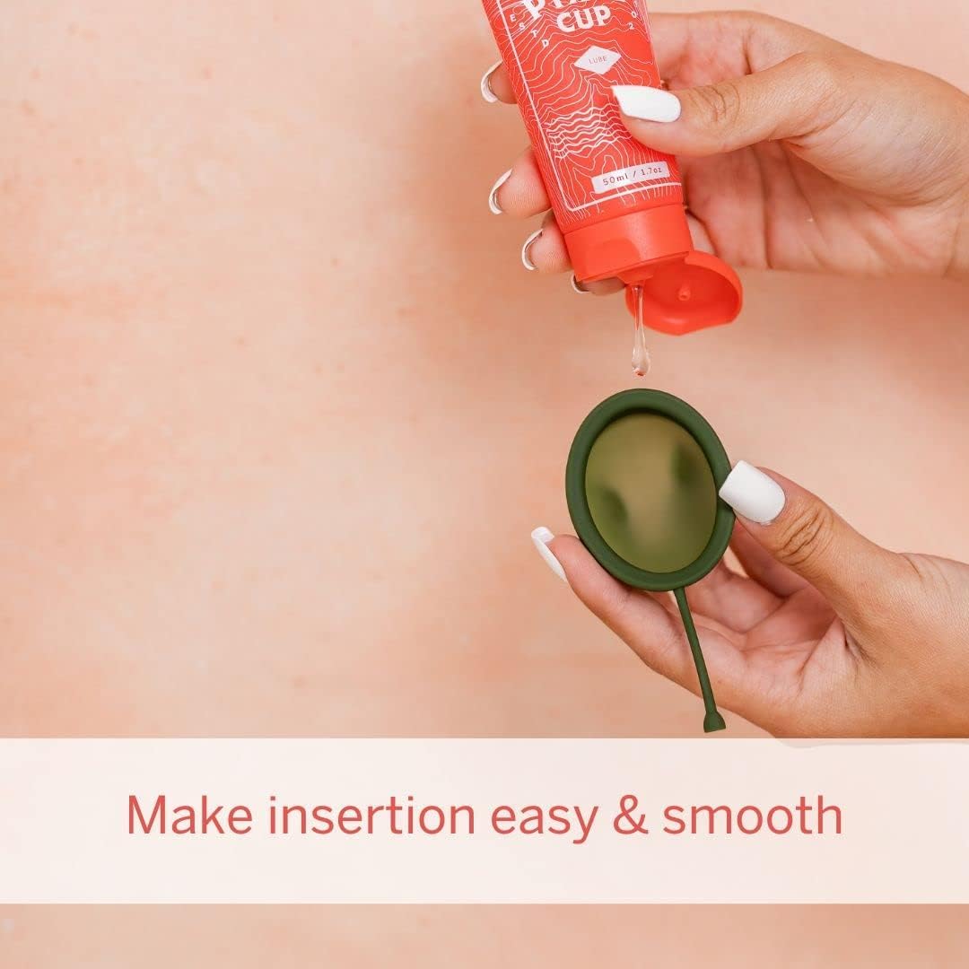Pixie Menstrual Cup Lube - Make it Easy to Insert Your Period Cups - All Natural Water Based Lubricant Pixie Cup Au supplements