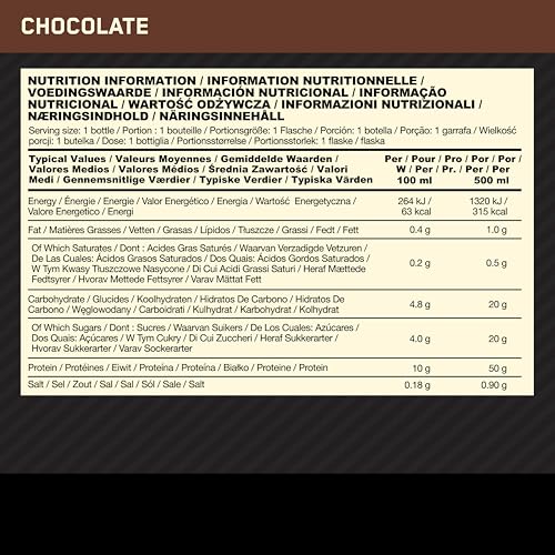 Optimum Nutrition High Protein Shake Bottles, Ready To Drink Healthy Snacks, No added Optimum Nutrition Au supplements