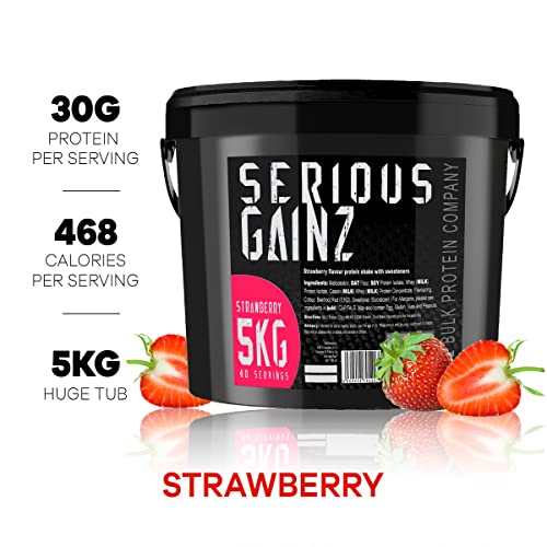 The Bulk Protein Company, SERIOUS GAINZ - Whey Protein Powder - Weight Gain, Mass Gainer The Bulk Protein CompanyUS supplements