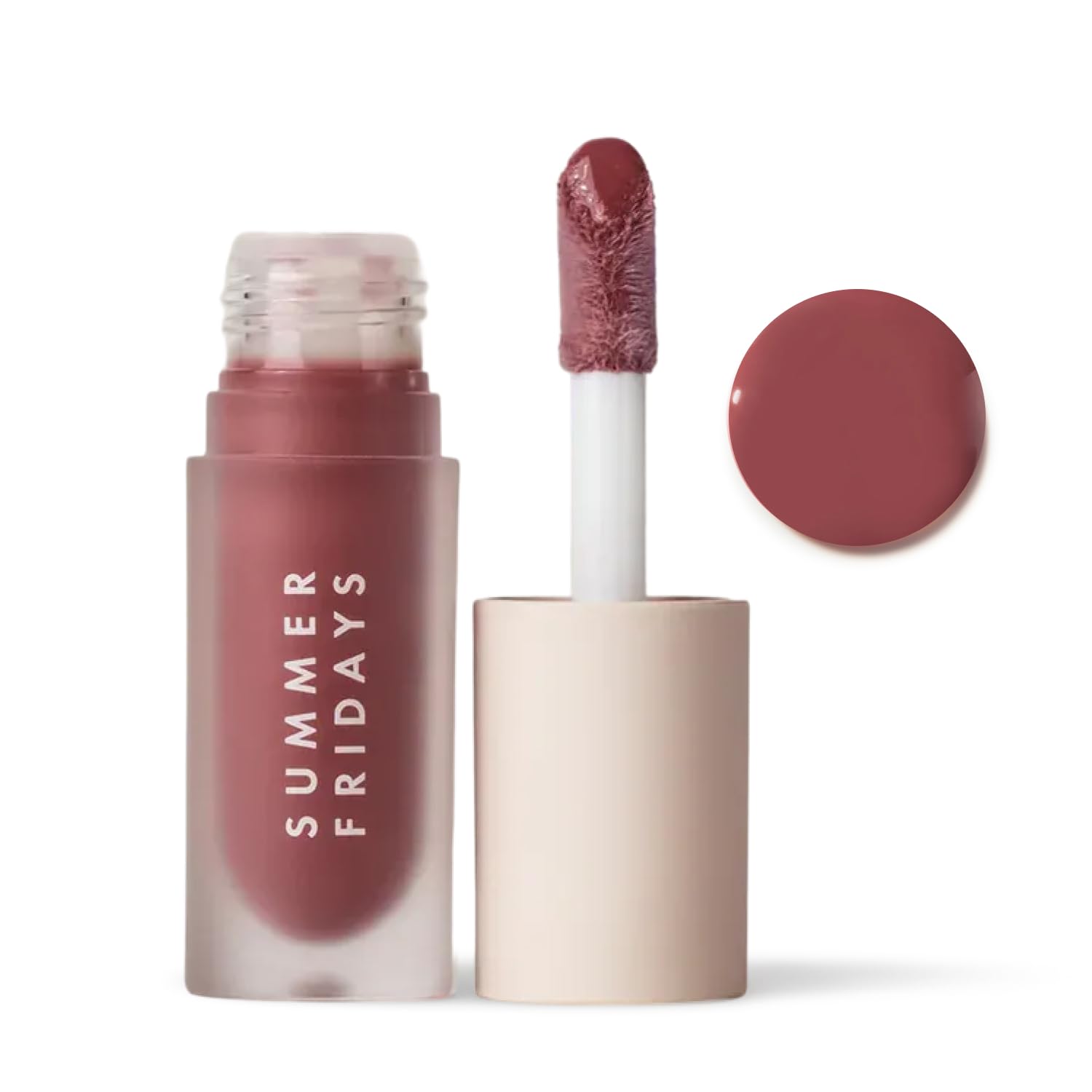 Summer Fridays Dream Lip Oil - Hydrating Tinted Lip Gloss Oil - Non-Sticky Formula with Skincare Benefits for Long-Lasting Softness + Shine - Effortless Beauty Gifts - Soft Mauve (0.15 Oz) Summer Fridays Au supplements