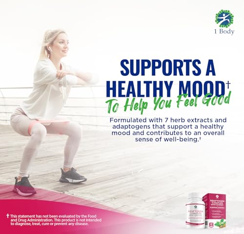 1 Body Adaptogen Complex Supplement with Ashwagandha 1 Body Au supplements