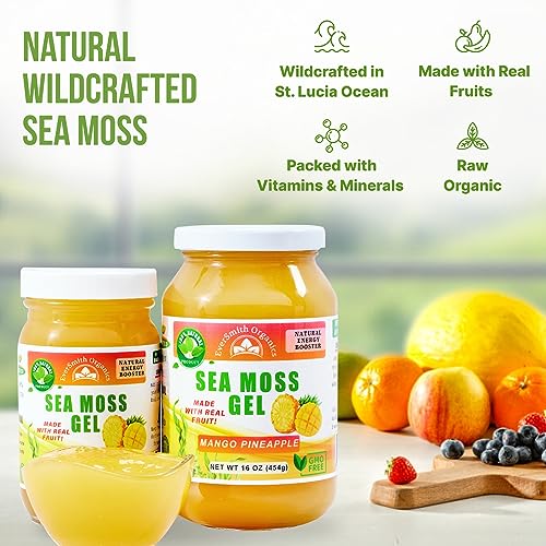 EverSmith Organics - Wildcrafted Irish Sea Moss Gel | Made in USA | Rich in Vitamins EverSmith Organics Au supplements