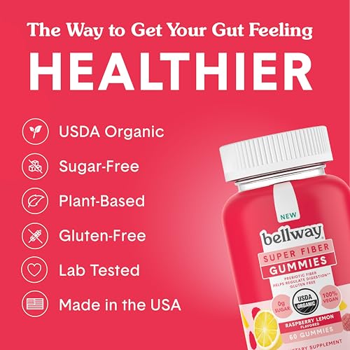 Bellway Super Fiber Gummies for Adults - Sugar Free Organic Fiber Supplement Bellway Au supplements