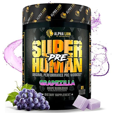 ALPHA LION Superhuman Pre Workout Powder, Beta Alanine, L-Taurine & Tri-Source ALPHA LION Au supplements