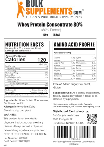 BULKSUPPLEMENTS.COM Whey Protein Concentrate Powder - Unflavored Protein Powder BULKSUPPLEMENTS.COM Au supplements