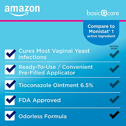 Amazon Basic Care Tioconazole Ointment 6.5 Percent, Vaginal Antifungal, 1-Dose Treatment Amazon Basic Care Au supplements