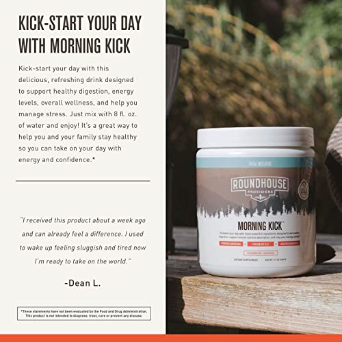 ROUNDHOUSE PROVISION Morning Kick, Powder Supplement for Healthy Digestion ROUNDHOUSE PROVISION Au supplements