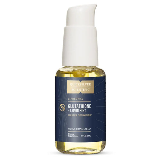 Quicksilver Scientific Liposomal Glutathione - Superior Absorption Oral Glutathione Supplement for Detox & Immune Support - Lemon Mint (1.7 fl oz) Quicksilver ScientificAU supplements