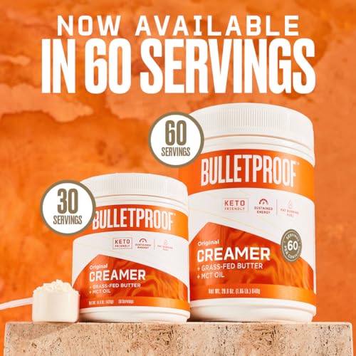 Bulletproof French Vanilla Creamer, 14.8 Ounces, Keto Coffee Creamer with MCT Oil Bulletproof Au supplements