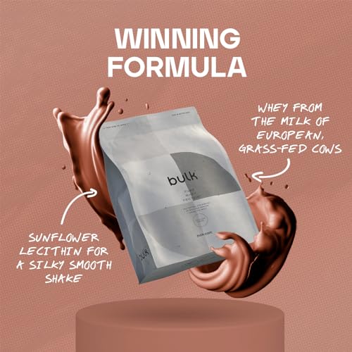 Bulk Pure Whey Protein Powder Shake, Chocolate Caramel, 2.5 kg, Packaging May Vary Bulk Au supplements
