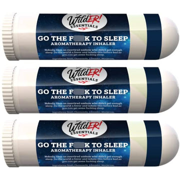 Wilder Essentials 3 Pack of Go The F to Sleep Aromatherapy Nasal Inhalers Made with 100% Natural mEssentials Au supplements