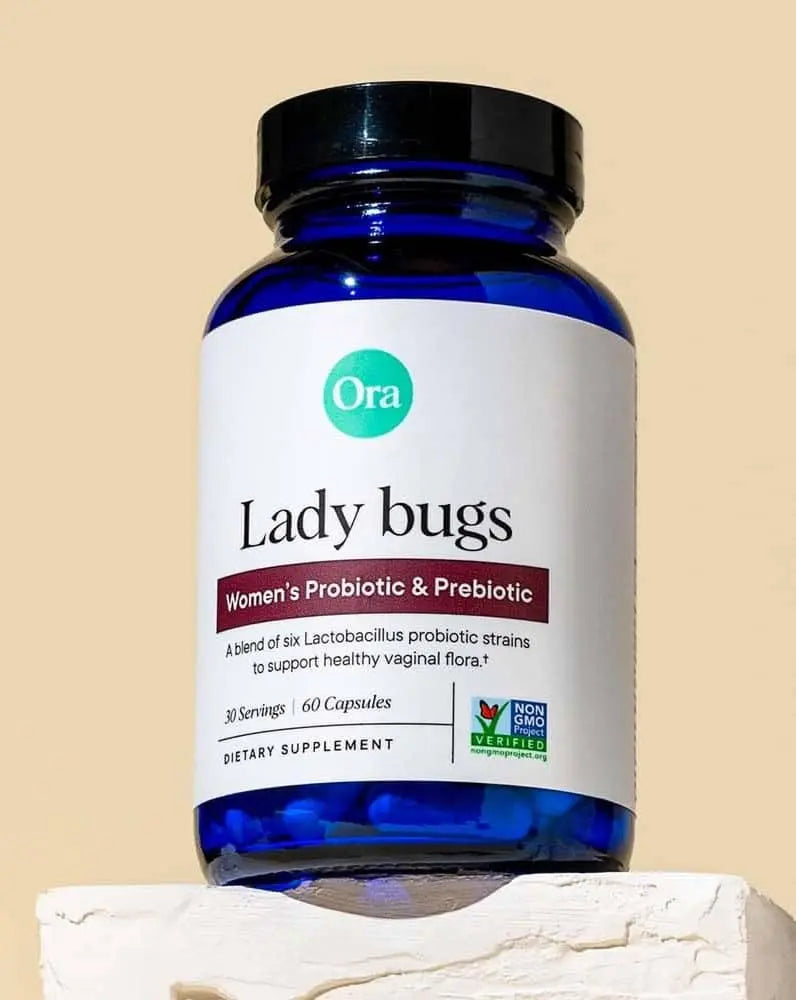 Ora Organic Prebiotics and Probiotics for Women - Lactobacillus for Vaginal and Urinary Tract Health, Contains 16 Billion CFU, 6 Strains - 1 Month Supply, 60 Vegan Probiotic Capsules Ora Organic Au supplements