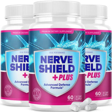 (3 Pack) Nerve Shield Plus Pills Original Supplement Advanced Nerve Formula IDEAL PERFORMANCE Au supplements