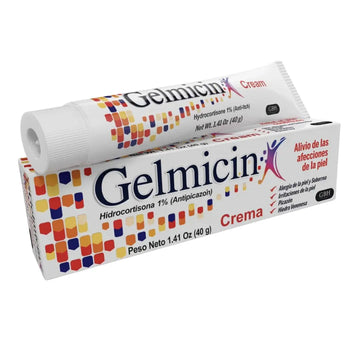 Gelmicin Cream 40g Skin Allergies, Skin Itch, Skin Rashes, Poison Ivy Relief- Contains 1.41 oz Gelmicin Au supplements