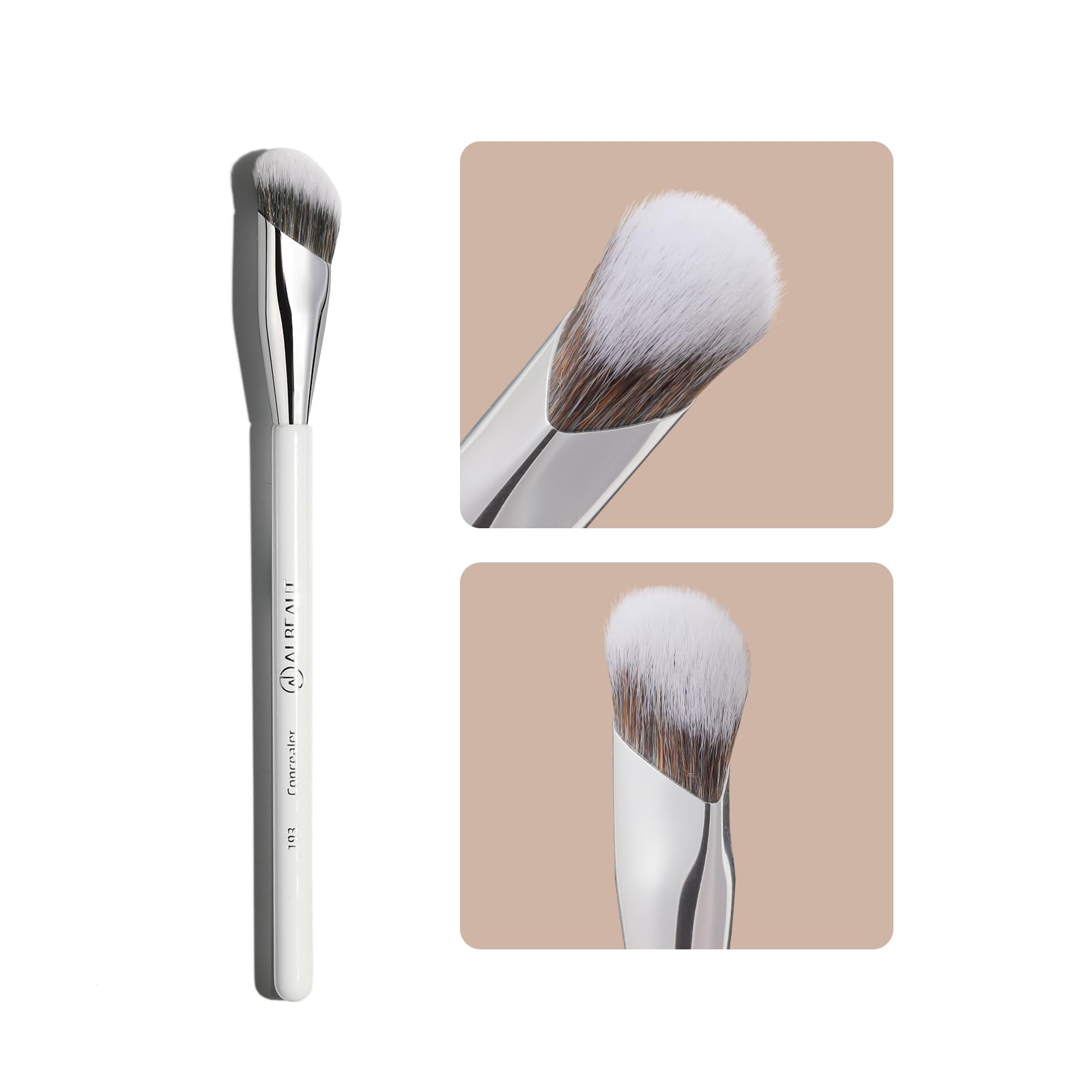 Albeaut Concealer Brush, Angled Under Eye Makeup Small Foundation Precision Face Blending Brush (193 concealer brush) ALBEAUT Au supplements