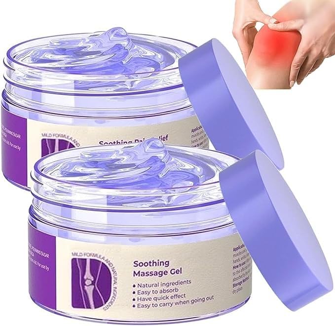 2PCS Joint Purple Gel, Purple Relief Soothing Massage Cream,Joint Activities Throughout The Body, Soothes Knees, Lumbar, Neck, Hands, and Feet Aoamsfu Au supplements