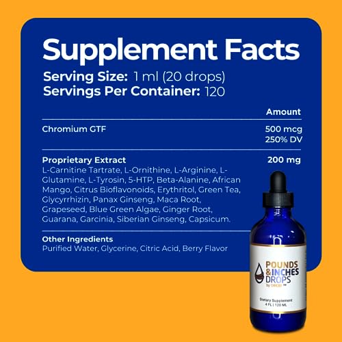 Dirobi Pounds and Inches Weight Management Drops, Liquid Supplement Pounds and Inches Drops Au supplements