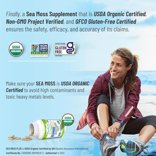 Power By Naturals Sea Moss Plus - USDA Certified Organic Wildcrafted Irish Power By Naturals Au supplements