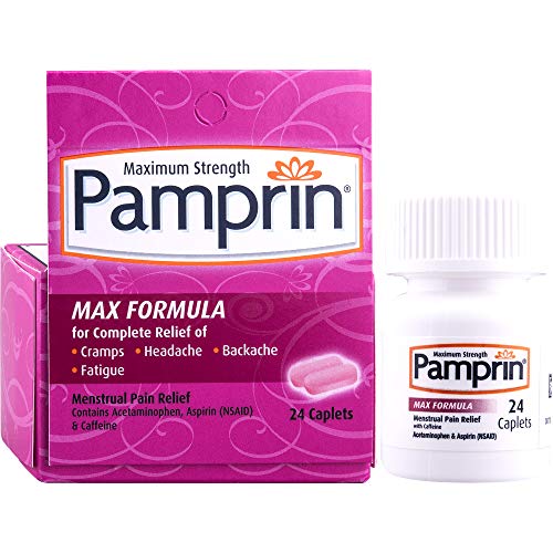 Pamprin Max Menstrual Pain Relief, Maximum Strength, Caplets, 24 ct. Pamprin Au supplements