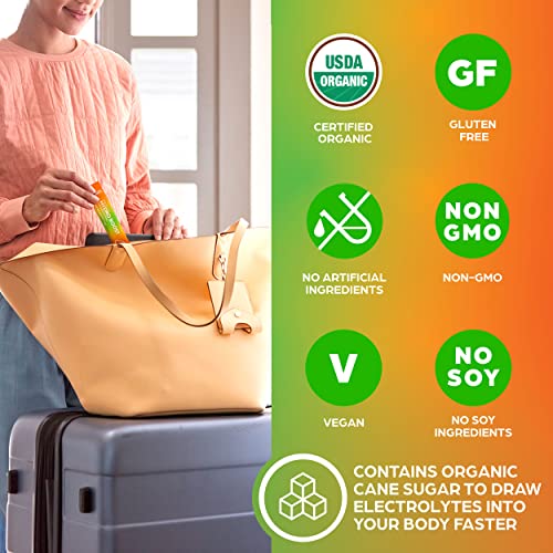 Orgain Organic Hydration Packets, Electrolytes Powder - Mango Hydro Boost with Superfoo Orgain Au supplements