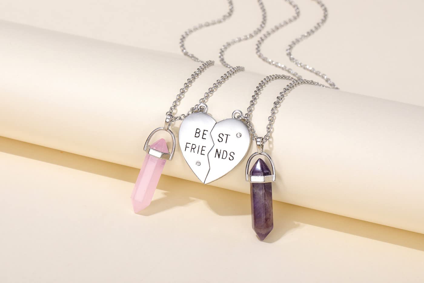 PESOENTH Best Friend Necklace for 2 Girls Gifts- BFF Friendship Necklaces Women Matching PESOENTH Au supplements