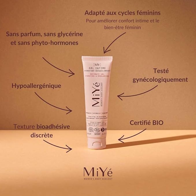 MiYé [MY] Moisturizing and rebalancing intimate gel certified organic | Blue lily of the valley MiYé Au supplements