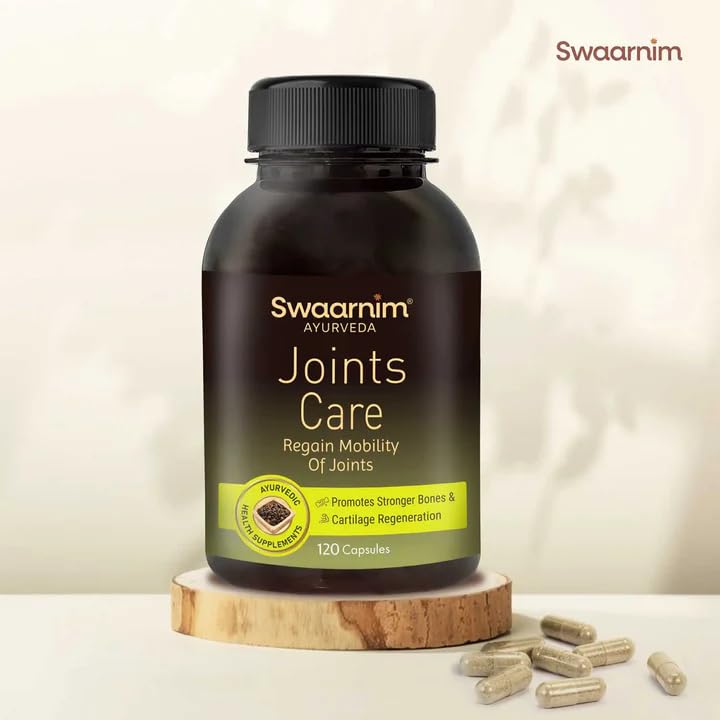 Swaarnim Joints Care - Enriched with Arjuna & Natural Herbs - Joint Health Supplement 100% Natural, No Added Chemicals - 120 Capsules Swaarnim Au supplements