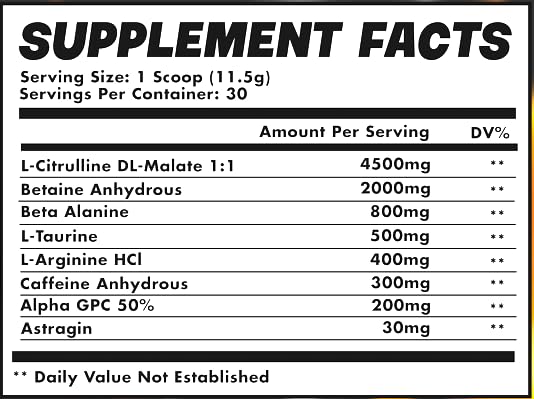 Orange Dreamsicle Pre Workout | The Best Tasting Pre Workout | Intense Increased Endurance Beta Bears Au supplements