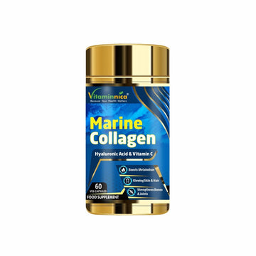 Vitaminnica Marine Collagen Capsules with Hyaluronic Acid & Vitamin C - Skin, Hair, Bones & Joints Vitaminnica Because your Health Matters Au supplements